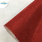 New pu synthetic zarina glitter leather for shoes