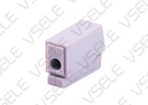China Quick Connecting Lighting Terminal Block / Gray Clear Light Connector Block factory