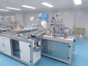 China UPM80-100 Efficiency Face Mask Making Machine 10KW Automatic Counting factory