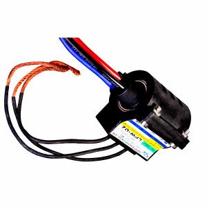 China 3 Poles High Voltage Slip Ring 30 Amps Electrical Interface factory