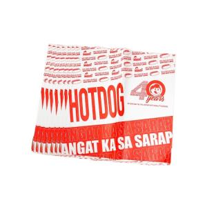 Customized printing logo eco-friendly biodegradable burger sandwich greaseproof