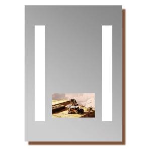 China Customized Led Bathroom Mirror With TV High Brightness Water Resistant factory
