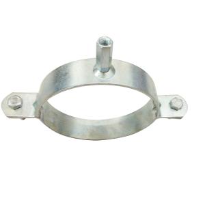 China M8 Nuts 80mm-400mm Galvanized Steel Clamps For Industrial Round Duct factory