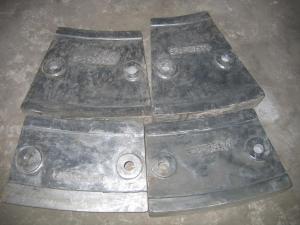 China Metal Mould Casting Wear Performance No Breakage , Cr12 Mill Liners factory