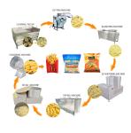 Commercial Frozen French Fries Production Line 3500KG 304 Stainless Steel