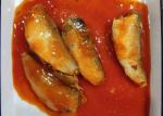 Paper Label / Printed Tins 425g Canned Sardines In Tomato Sauce
