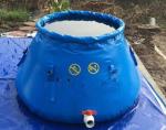 Industrial Fabric Tarpaulin Water Tank Soft PVC Foldable Rain Water Container