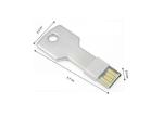 Customized Metal 1GB - 64GB 2.0 3.0 USB Flash Pen Drive Key Shaped
