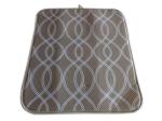 Diamond Weave Dish Drying Mat Dishing Drying Pad of Modern Style , Grey