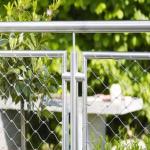 Diamond Flexible Stainless Steel Wire Rope Mesh Light Weight High Strength