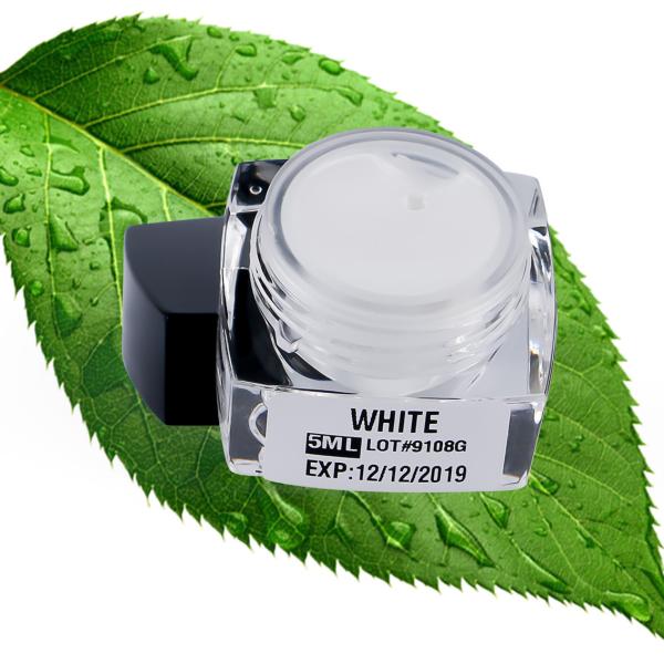 45g White Microblading Cream Permanent Makeup Pigments Formulated With Iron