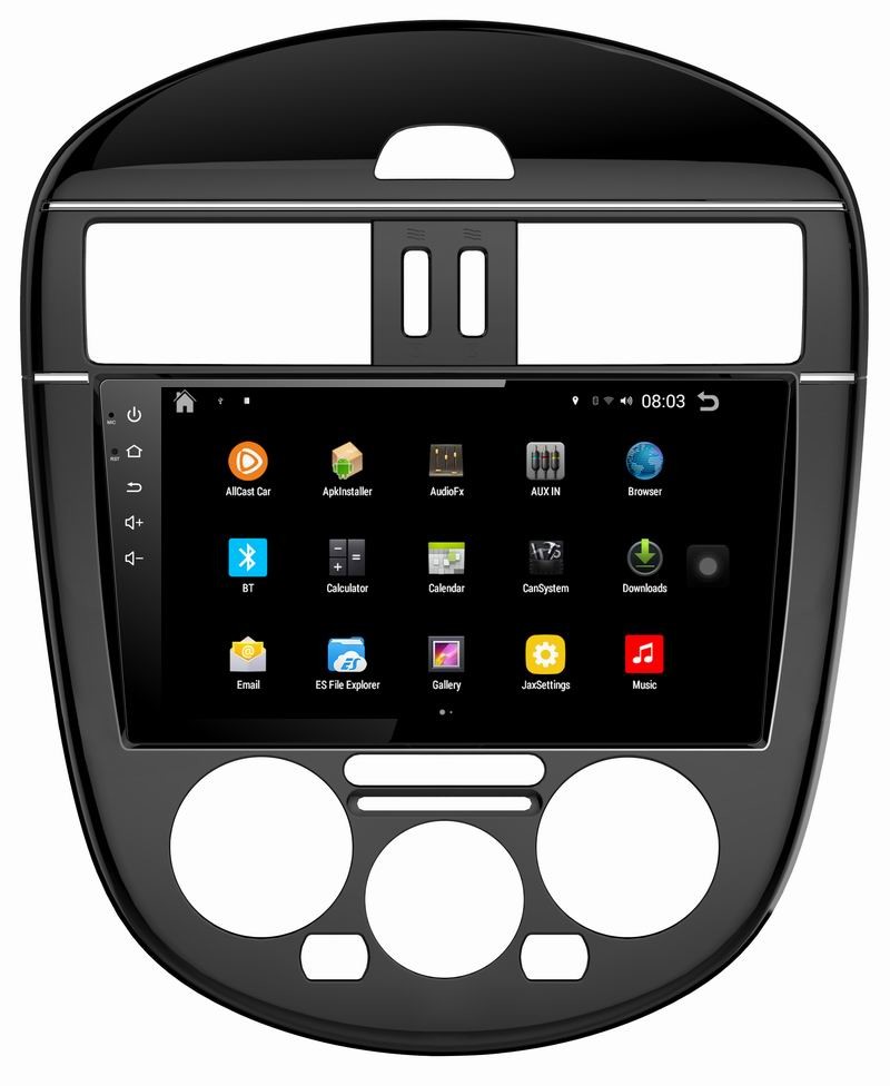 Ouchuangbo pure android 4.4 system for Nissan Tiida support car multimedia gps navi dvd radio BT SWC