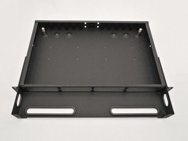 96 Fibers Rack Mount MTP MPO Cassette Management Patch Panel With 24 Fibers