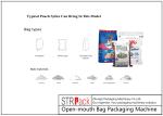 50kg Pellet Powder bag packing Machine For Salt Grain Pet Food Fish Feed
