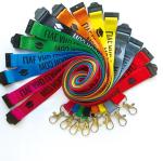 Dye Sumblimation Flat Polyester Retractable Lanyard Card Holder Full Colors