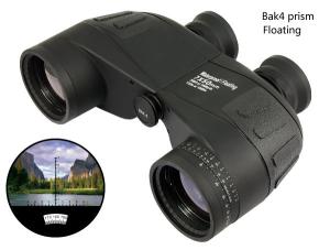 China Floating marine binoculars and compass 7x50 rangefinder bak4 7x50 waterproof binoculars factory