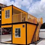 Steel and Sandwich Panel 40ft Prefabricated Luxury Container Homes for Shop