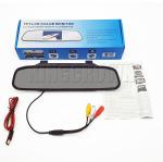 Auto Adjusting Brightness Vehicle Rear View Mirrors 4.3" LCD Screen With