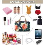 Floral Oxford Cosmetic Toiletry Bag For Women