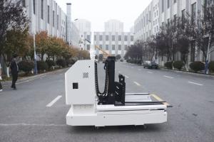 China Electric Reach Forklift Truck AGV Body Three Section Fully Free Portal Frame Wire Control Test Handle factory