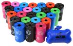 100% biodegradable eco friendly doggie waste bags PET dog poop bag holder