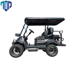 China OEM / ODM 4 Seater Golf Cart 48V 5KW Carbon Fiber Dashboard factory