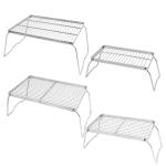 Foldable Stainless Steel BBQ Grill for Portable and Customized Outdoor Cooking