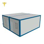 Yellow Sandwich Panel Modular Steel House Prefabricated Engineered Building