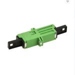 Green Fiber Optic Adapter , E2000 Adapter Good Changeability High Wear Proof