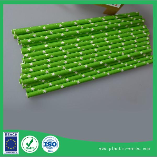 Environmental disposable straight paper drinking Straw for Juice beverage in