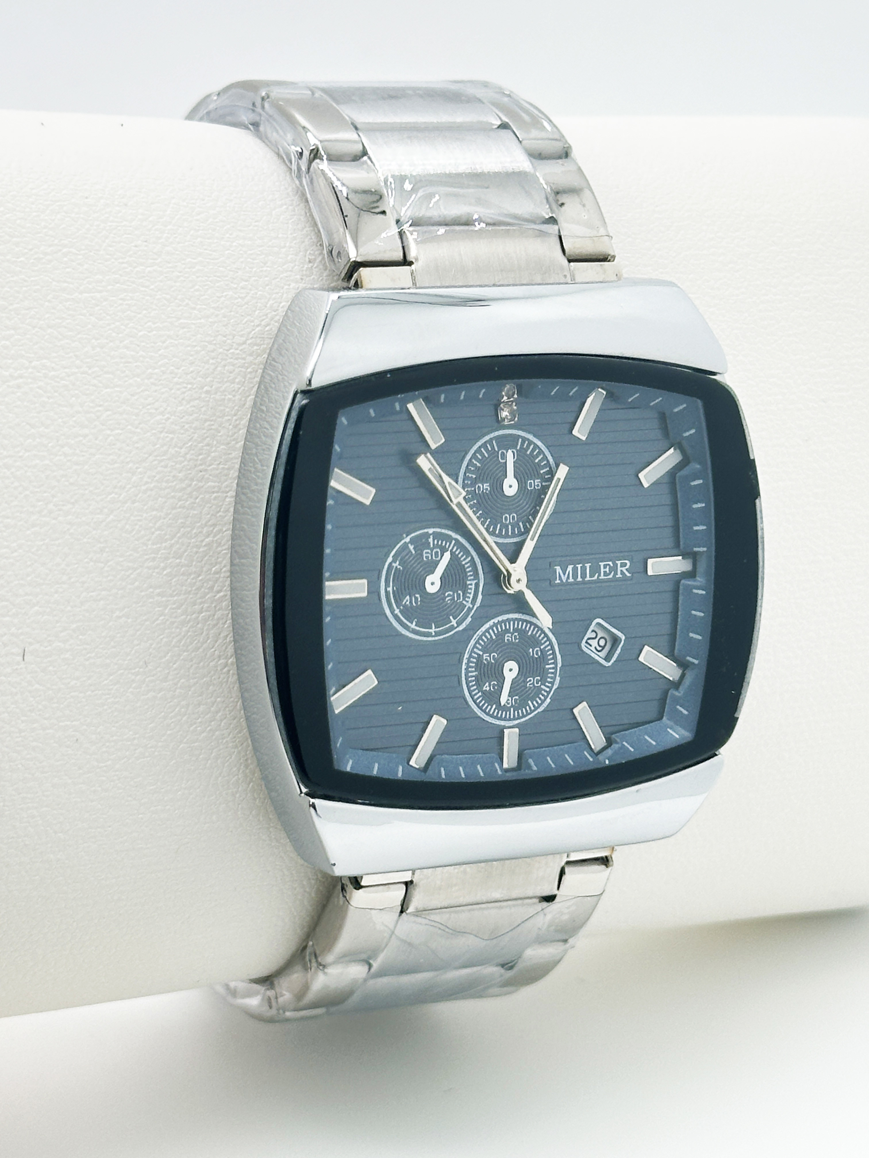 Custom Logo Quartz Waterproof Fashion Watch for Men Date Stainless Steel Watches Wrist Watch