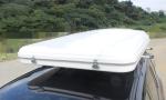High quality single layer fiberglass hard shell roof top tent with side awning
