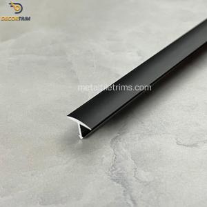 China Outdoor Tile Edge Trim Black Trim Tile T Shaped Transition Strip factory