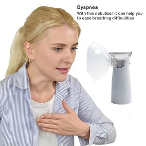 White Handheld Portable Nebulizer Molecular Silent Nebulizer Machine For Adult