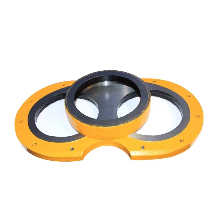Glasses Plate And Wear Cutting Ring Φ200 Φ230 Φ260 For Putzmeister Concrete Pump Truck Parts