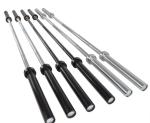 Wholesale Gym Fitness Weight Lifting Handle Chrome 2200mm 1500mm Barbell Bar No