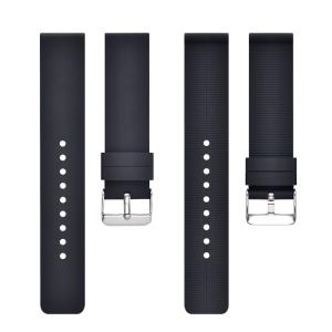 China Durable Optional Colors Silicone Rubber Watch Strap Bands 20mm For Apple Watch factory