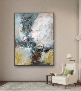 China Interior Cold Abstraction Paintings 36 X 48 Inches Large Abstract Canvas Wall Art Painting factory