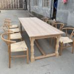 Modern Design Walnut Slab Kitchen Restaurant Dining Wood Chair and Event Table