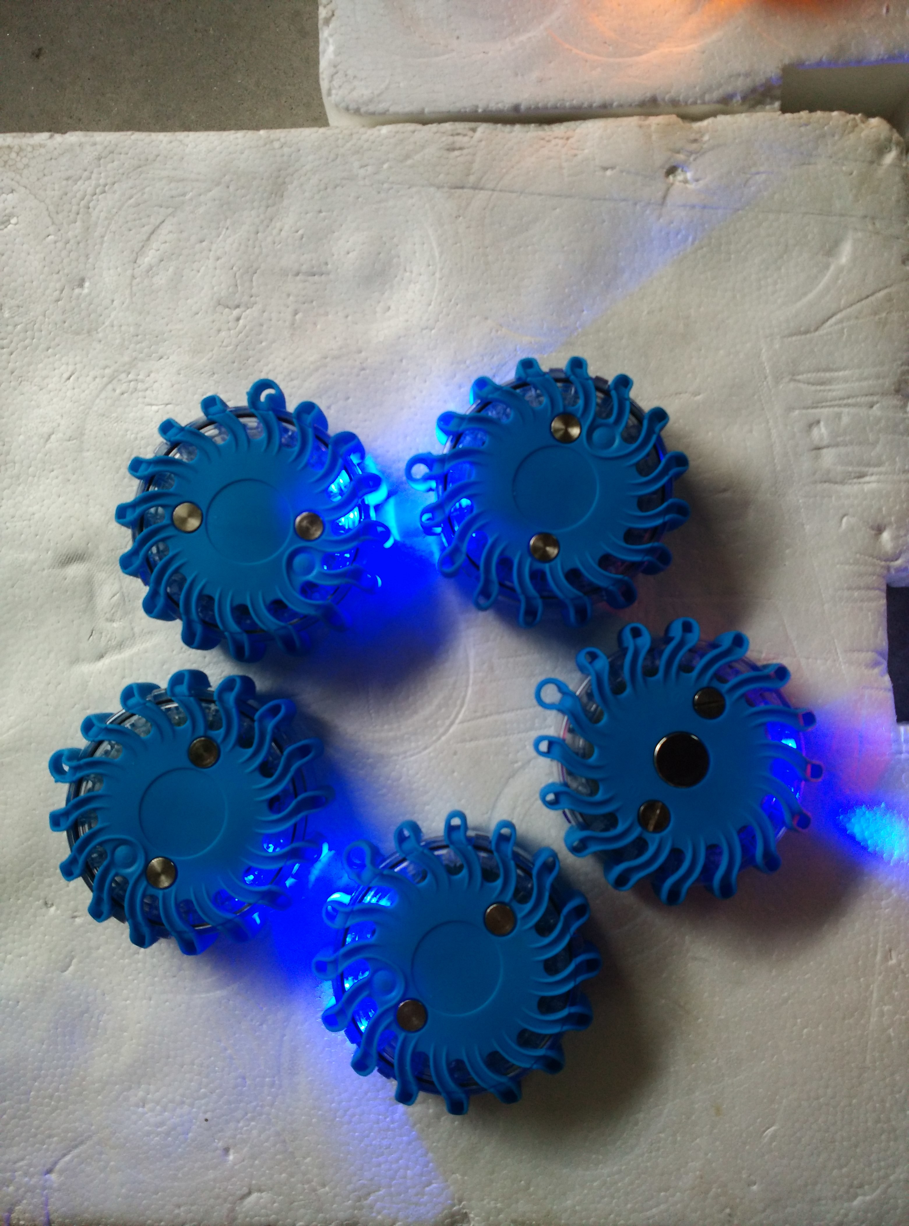 Emergency Disc Traffic Signal LED Warning Lights Hand Tools