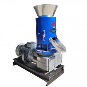 China CE Approved Flat Die Sawdust Pellet Mill Machine 45KW 400-700KG on sale