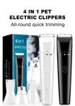 4 in 1 Pet Professional Grooming Set Electric Hair Clipper and Shaver for