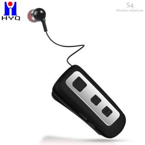 China TPE In Ear Business Bluetooth Earphone 100mAH Retractable Wireless Earbuds factory
