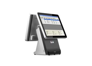 China Smooth Touch Screen POS Billing Machine Ergonomical Slim Sleek Curve Design factory