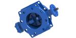 Disc Ring Double Eccentric Butterfly Valve SS316 Wore Gear Operated