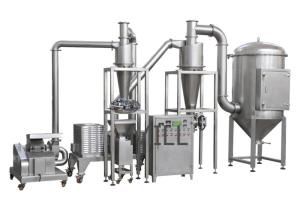 China 500kg/H Capacity Industrial Powder Grinder Gelatin Pulverizer Grinding Machine factory