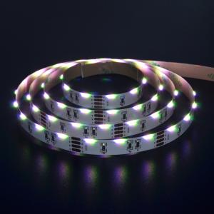 China Single / RGB Color Led Self Adhesive Strip Lights SMD 020 High CRI90 24VDC Side Emitting factory