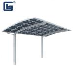 Outdoor Aluminum Polycarbonate Carport Kits L Type Wind Resistant