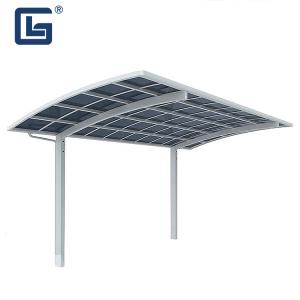 China Outdoor Aluminum Polycarbonate Carport Kits L Type Wind Resistant factory