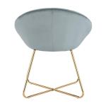 Nordic Style Restaurant Commercial Leather Dining Chairs 63.5cm seat width